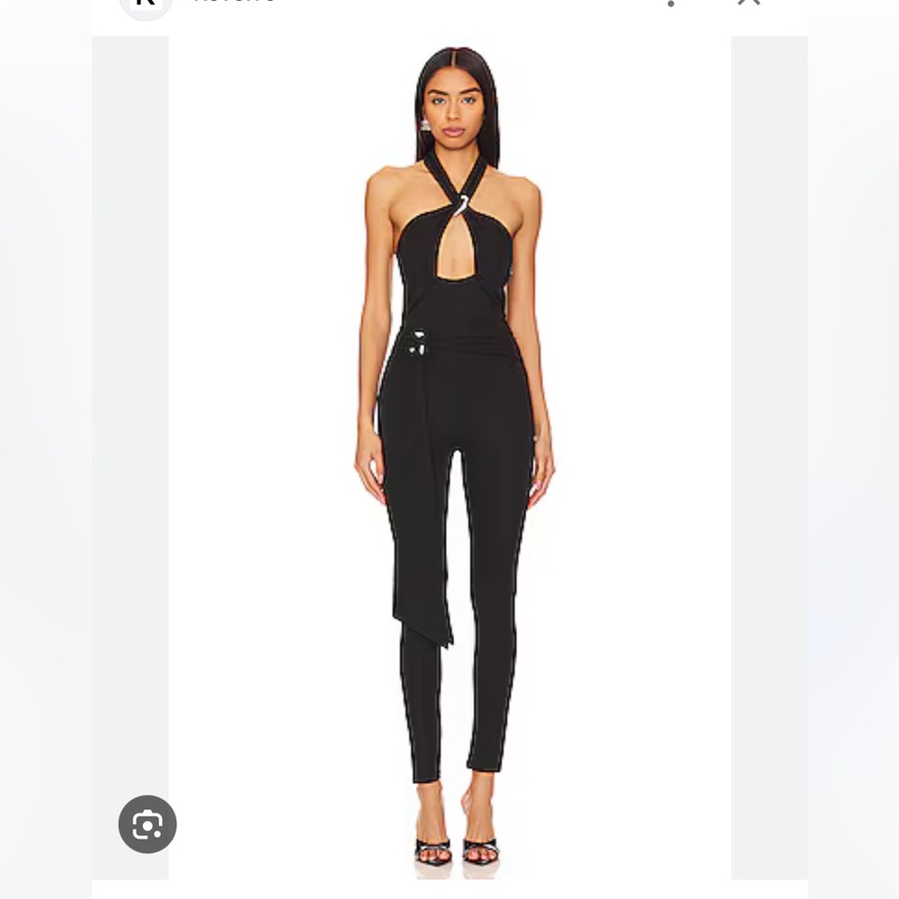 NWT REVOLVEx Camila Coelho Black Women's Jumpsuit